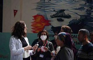 Tarsus’ta depremden etkilenen aileler sağlık taramasından...