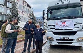 Tavşanlı’dan deprem bölgesine 27 ton kömür...