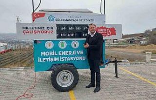 Tekirdağ’da depremzedeler için mobil enerji ve...