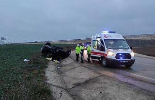 Tekirdağ’da trafik kazası: 2 yaralı