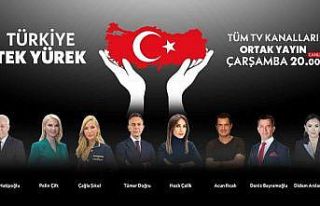 Televizyon kanallarından depremzedeler için ortak...