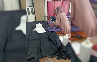 Termal’de kursiyerler depremzedeler için eşofman...