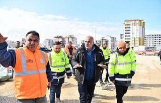 Trabzon Büyükşehir Belediyesi Elbistan’da yaraları...