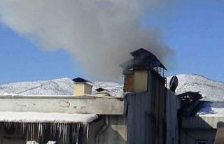 Tunceli’de baca yangını büyümeden söndürüldü