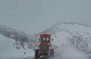 Tunceli’de karla mücadele çalışmaları sürüyor