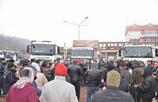 Türkeli’den 3. yardım konvoyu dualarla yola çıktı