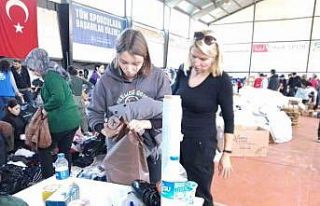 Ukraynalı anne ve kızının vefası takdir topladı