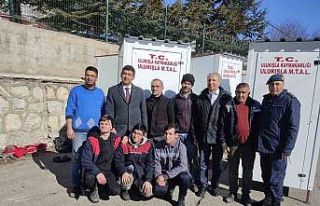 Ulukışla’dan deprem bölgesine seyyar tuvalet