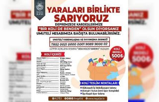 Umuteli’nden deprem bölgesi için gıda kolisi...