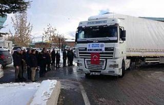 Van’dan yeni yardım tırları deprem bölgesine...