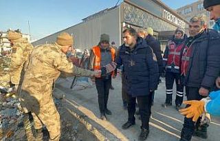 Yakutiye Belediye Başkanı Uçar deprem bölgesinde