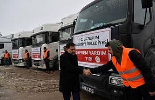 Yakutiye Belediyesi’nden depremzedelere yardım...