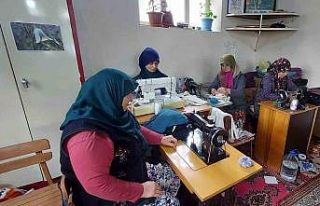 Yenice’de depremzede çocuklar için parça kumaşlardan...