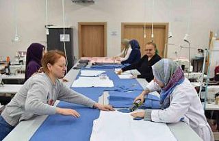 Yıldırım Belediyesi çocuklar için eşofman üretiyor