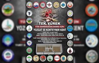Yozgatlılardan deprem bölgesine konteyner kent