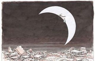 Yunan gazetesinden deprem karikatürü