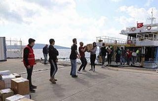 Yunanistan’dan Bodrum’a dayanışma zinciri