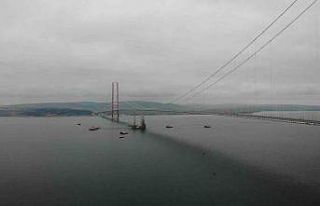 120 metrelik platform, 67 metreye indirilerek Çanakkale...