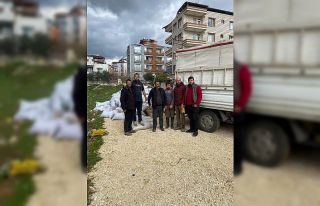 16 ton yem desteği Hataylı üreticilere ulaştı