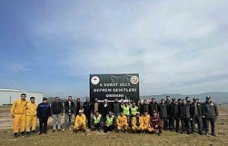 ‘6 Şubat 2023 Deprem Şehitleri Ormanı’na fidan...