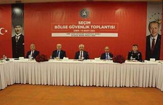 9 ilde seçim döneminde alınacak tedbirler konuşuldu