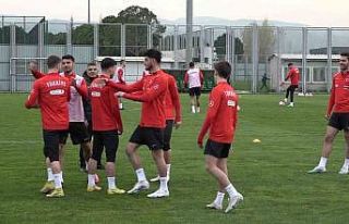 A Milli Futbol Takımı, Hırvatistan maçının hazırlıklarını...