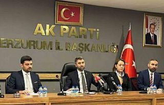 AK Parti Erzurum İl Başkanı Küçükoğlu basın...