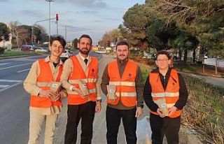 AK Parti’li gençlerden “İftara 5 kala” uygulaması