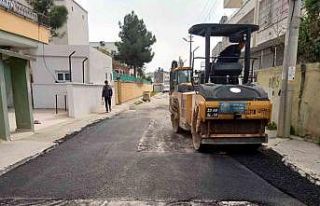 Akdeniz’de yol çalışmaları sürüyor