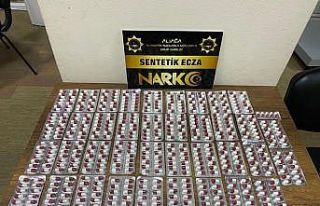 Aliağa’da 530 adet sentetik hap ele geçirildi