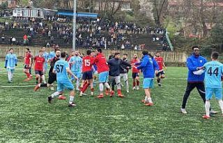 Amatör Lig maçında saha karıştı