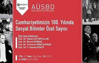 Anadolu Üniversitesi Sosyal Bilimler Dergisinden...