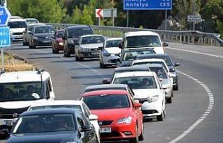 Antalya’da motorlu kara taşıtı sayısı 1 milyon...