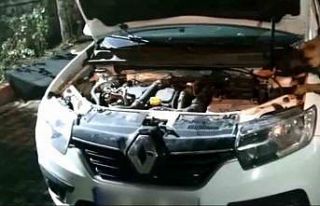 Aracın hava filtresindeki uyuşturucu madde ’Yatkın’a...