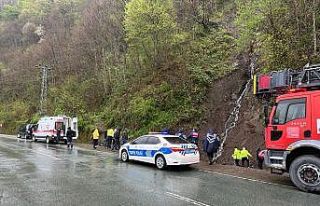 Artvin’de menfeze düşen araçta iki kişi can...