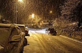 Artvin’e kış geri geldi, yüksek kesimlerde kar...