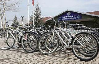 Atıl bisikletler çocuklar için geri dönüştürülüyor