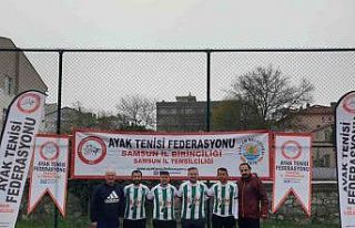 Ayak tenisi Samsun il seçmeleri yapıldı