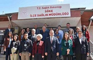 Aydın İl Sağlık Müdürü Dr. Eser Şenkul, Söke’de...