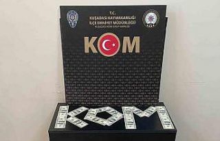 Aydın’da 100 bin sahte dolar ele geçirildi