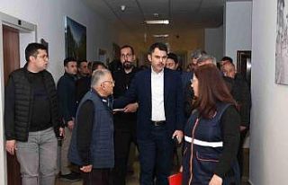 Bakan Kurum ve Başkan Büyükkılıç deprem bölgesinde...