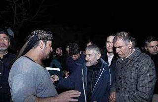 Bakan Nebati ve Bakan Kirişci afet bölgesinde çalışmaları...