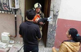 Balıkesir’de apartmanda yangın