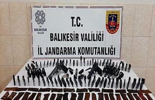 Balıkesir’de silah, mühimmat imal ve ticaretine...