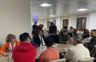 Başkan Arıkan, depremzedeleri bir araya geldi