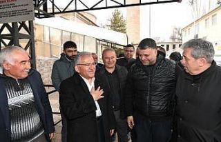 Başkan Büyükkılıç, Akkışla’da üreten kadınlarla...