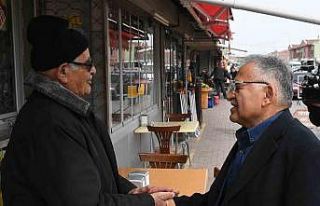 Başkan Büyükkılıç’tan Doğu Garajı esnafına...