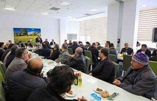 Başkan Kavuş EYT ile emekli olan personelle vedalaştı