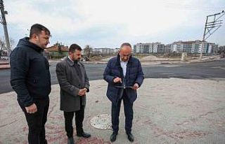 Başkan Kavuş, Meram’ın yeni caddelerinde incelemelerde...