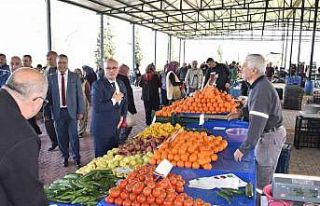 Başkan Kayda, hizmete giren yeni pazaryerlerini gezdi